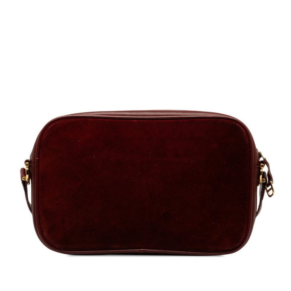 Authentic Cartier Suede & Leather Crossbody Bag - Picture 2 of 9